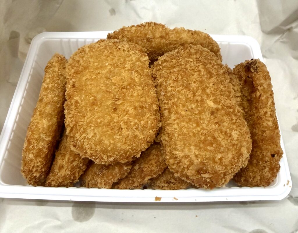 天神橋 中村屋の揚げたてコロッケ